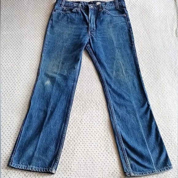 Vintage 90's Levi 517 bootcut jeans Medium wash - Picture 2 of 16
